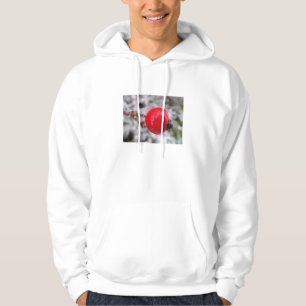 Sudadera Kapuzenshirt Hagebutte mit Eis