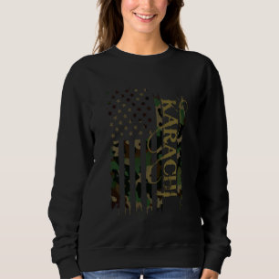 Sudadera Karachi Pakistán EE.UU. en problemas Camo w U
