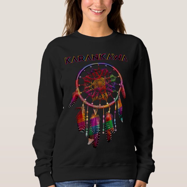 Sudadera Karankawa Native American Indian Colorful Dreamcat (Anverso)