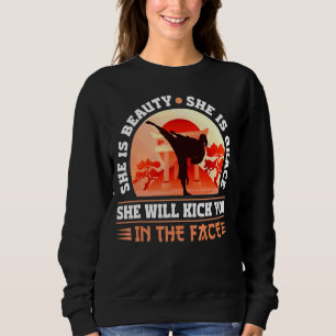 Sudadera Karate Black Belt Gi Mujeres Chicas Uniformes Ella