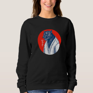 Sudadera Karate de pantera negra - Grap estético de arte ja
