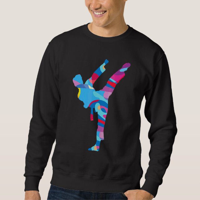 Sudadera Karate Karate Gráfico Colorido (Anverso)
