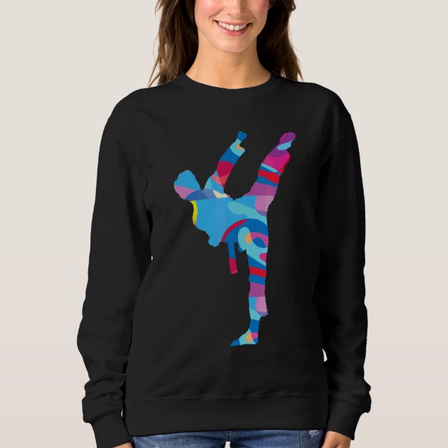 Sudadera Karate Karate Gráfico Colorido (Anverso)