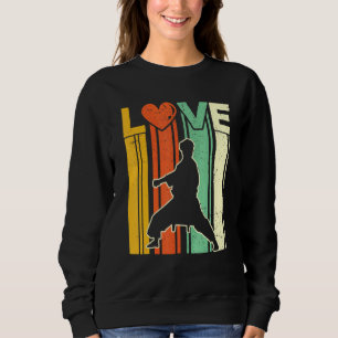 Sudadera Karate Martial Arts Love Retro Vintage