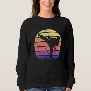 Sudadera Karate Martial Arts Retro Sunset Niños