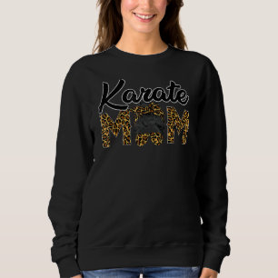 Sudadera Karate Mom Leopard Karate - Día de la Madre 2022
