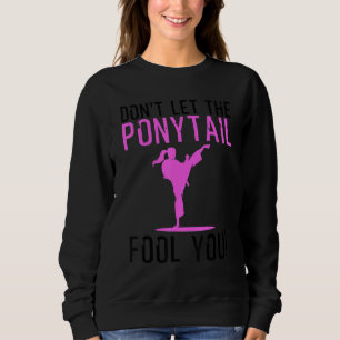 Sudadera Karate para mujeres chicas patada de karate arte m