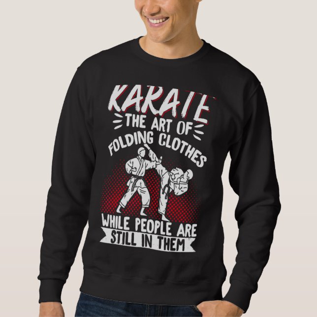 Sudadera Karatethe Uniforme De Cinturón Negro De Karate (Anverso)