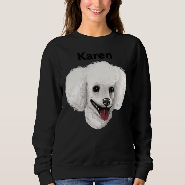 Sudadera Karen Dog Poodle (Anverso)