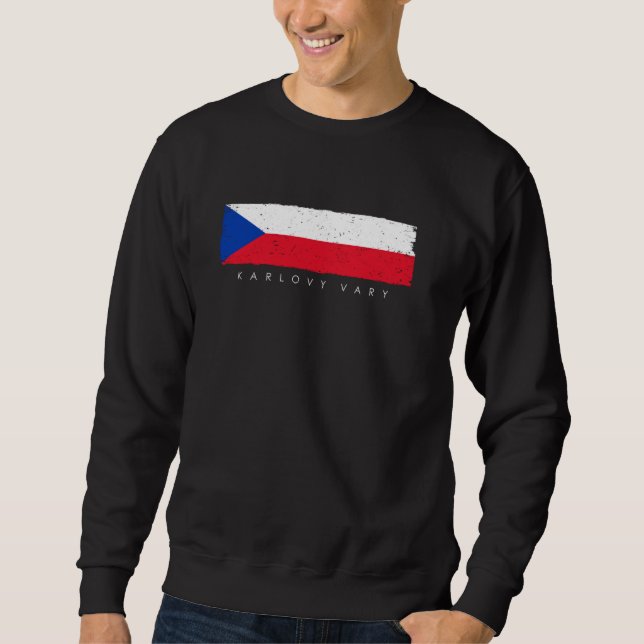 Sudadera Karlovy Vary República Checa Vacaciones República  (Anverso)