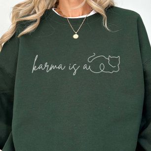 Sudadera Karma Es Un Gato