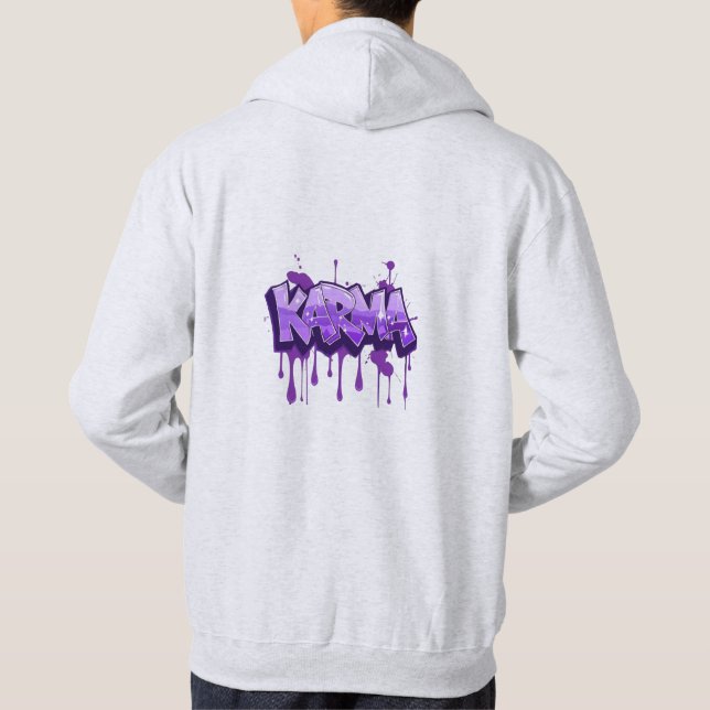 Sudadera Karma No Tiene Menú: Se Sirve Lo Que Tú Das (Reverso)