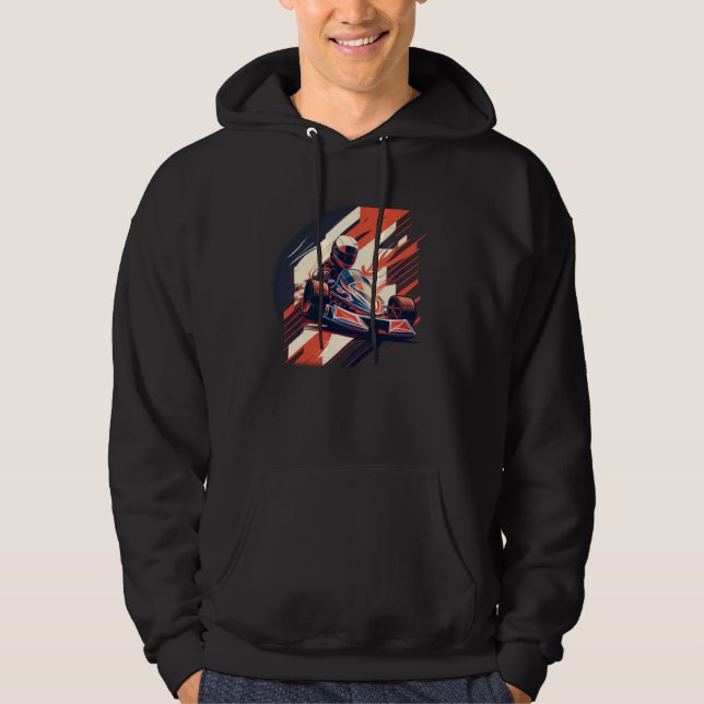Sudadera Karting genial (Anverso)