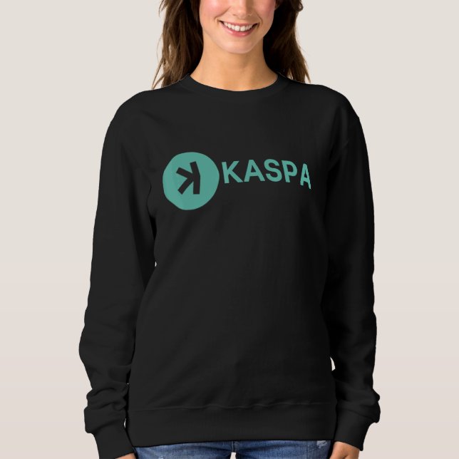 Sudadera Kaspa Crypto Digital Ledger Decentralized Layer1 K (Anverso)