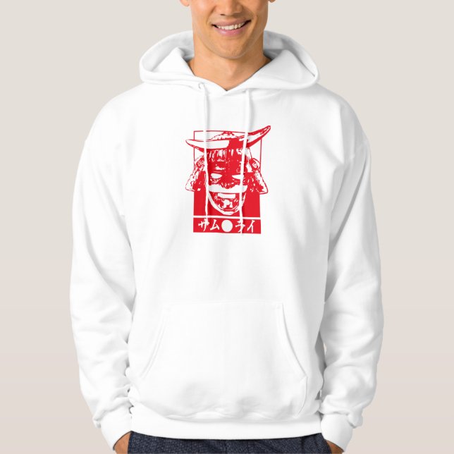 Sudadera [Katakana] Carácter rojo samurai (Anverso)