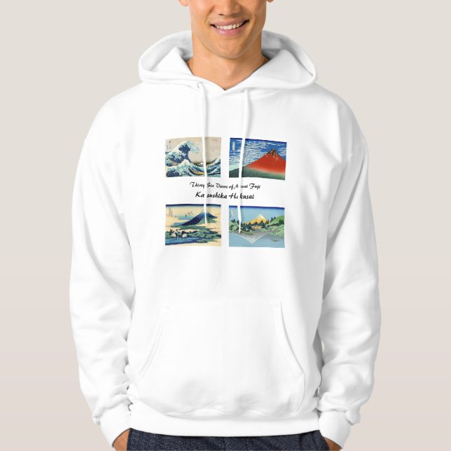Sudadera Katsushika Hokusai - 36 vistas del Monte Fuji (Anverso)