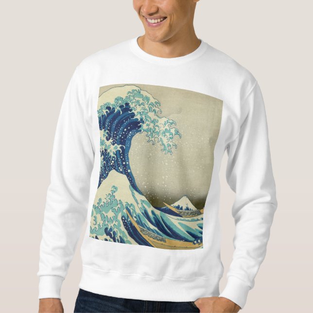 Sudadera Katsushika Hokusai - La gran ola de Kanagawa (Anverso)