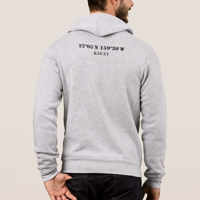 Sudadera Kauai relampagó Hoddie con el DMS (Reverso)