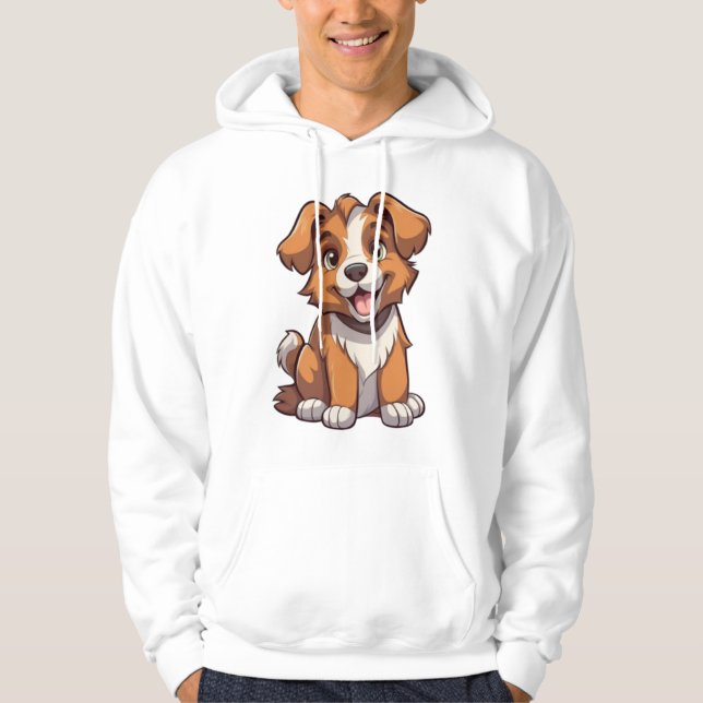 Sudadera Kawaii Australian Shepherd Puppy (Anverso)