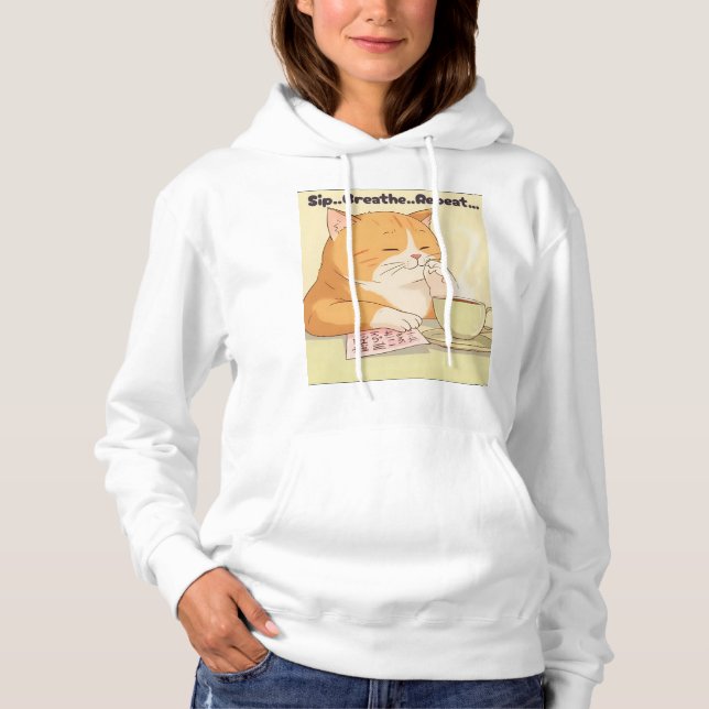 Sudadera kawaii cat hoodies (Anverso)