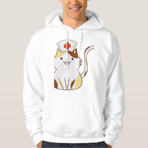 Sudadera Kawaii Cat Nurse