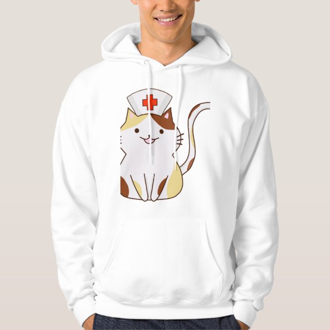 Sudadera Kawaii Cat Nurse (Anverso)