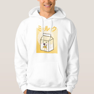 Sudadera Kawaii Cow Retro Leche de plátanos japonesa