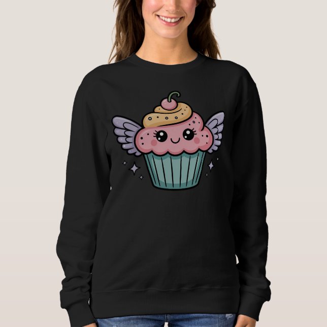 Sudadera  Kawaii Cupcake (Anverso)