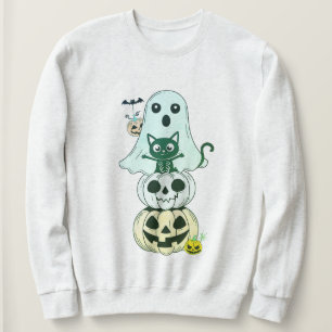 Sudadera Kawaii Cute Halloween Caracteres Sweatshirt