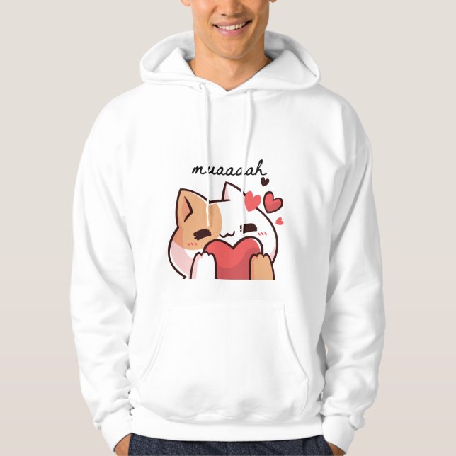 Sudadera Kawaii Cutie Cat (Anverso)