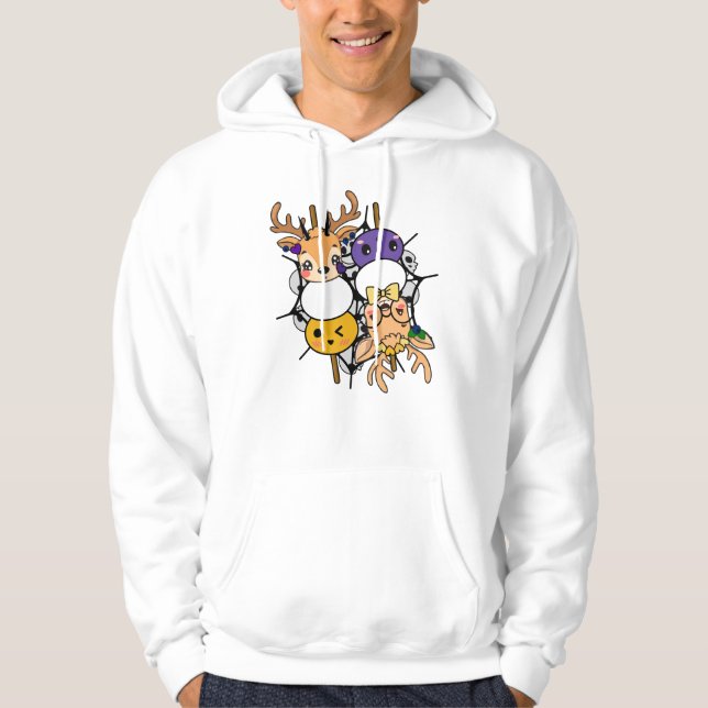 Sudadera Kawaii Deer Dango - Brochetas de Otoño Espeluznant (Anverso)