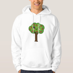 Sudadera Kawaii feliz árbol de manzanas