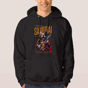 Sudadera Kawaii French Bulldog Samurái Guerrero Sombra de S