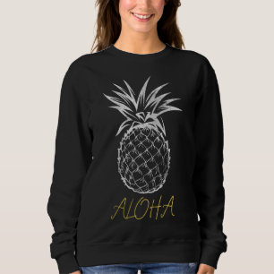 Sudadera Kawaii Fruta Tropical Pun Aloha Pineapple Graphic