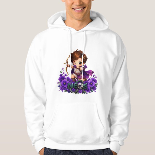 Sudadera Kawaii Neos Zodiaco Sagitario (Anverso)