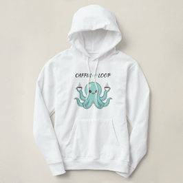 Sudadera Kawaii Octopus Coffee Sweatshirt Caffin Loop Cute