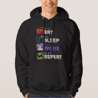 Kawaii Otaku Manga Come Sleep Anime Repita Kanji F