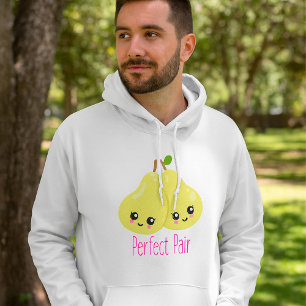 Sudadera Kawaii Pear Pareja Perfecta Pareja Funny Pun