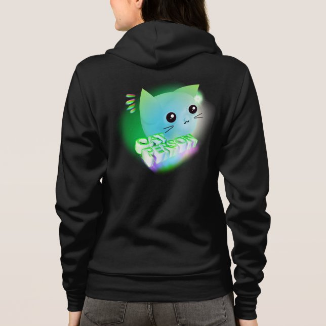 Sudadera Kawaii Personalizado Kitten (Reverso)