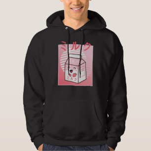 Sudadera Kawaii Retro De Vaca Japonesa De Fresa