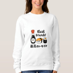 Sudadera Kawaii Sushi Friends Japón
