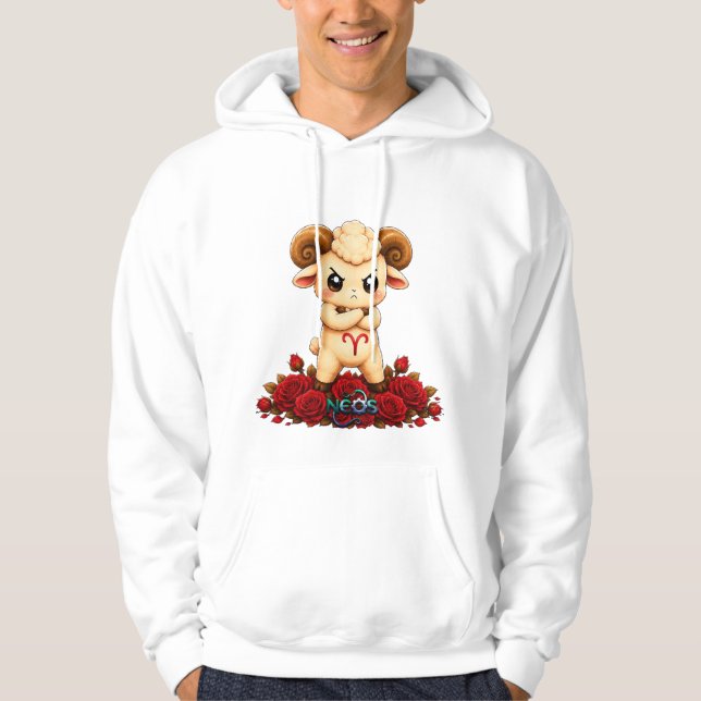 Sudadera Kawaii Zodiac Neos Aries (Anverso)