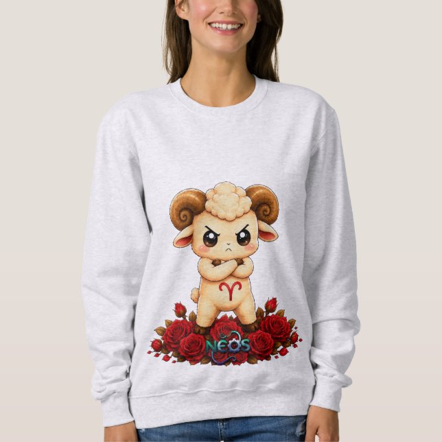 Sudadera Kawaii Zodiac Neos Aries (Anverso)