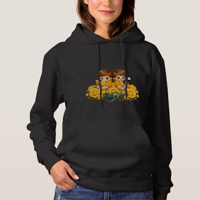 Sudadera Kawaii Zodiac Neos Géminis (Anverso)