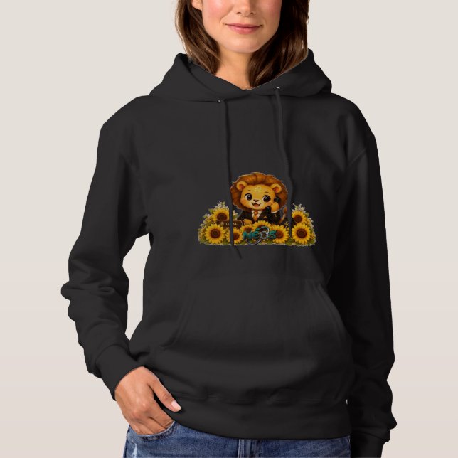 Sudadera Kawaii Zodiac Neos Leo (Anverso)