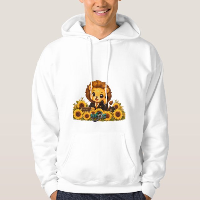 Sudadera Kawaii Zodiac Neos Leo (Anverso)