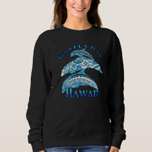 Sudadera Kawela Bay Hawaii Vacaciones para delfines tribale