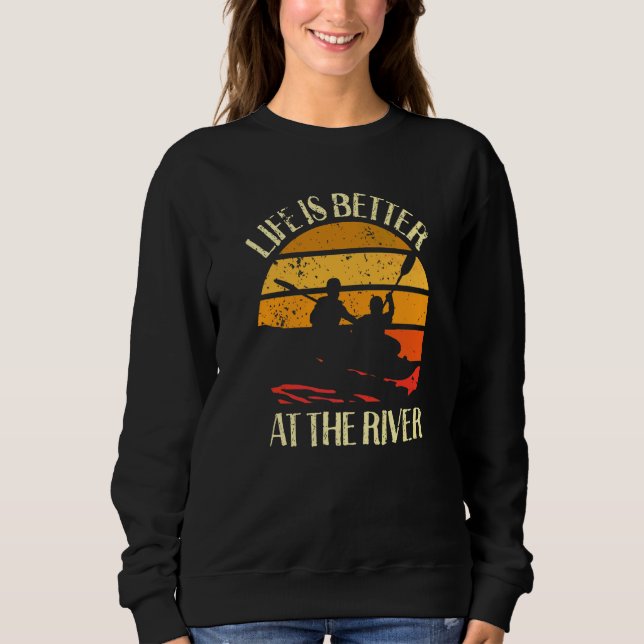Sudadera kayak en el río (Anverso)