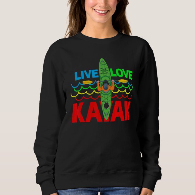 Sudadera Kayaker Paddling Kaya (Anverso)