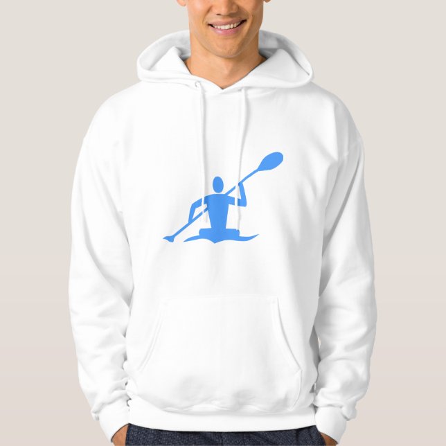 Sudadera Kayaking - Azul Bebé (Anverso)